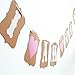 Baby First Birthday Cake Topper Decoration & Decorations Banner of “I Am One”- For Baby Girl (Unbleached)