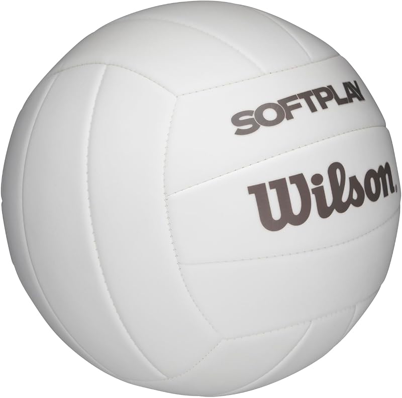 Pelota de Voleibol Playa AVP Soft Play, de Espuma Eva, Comodidad y Estilo, Principiantes, Tamaño Oficial, de Interior o Exterior, Color Blanco