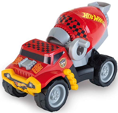Theo Klein 2441 Hot Wheels Concrete Mixer , Concrete Mixer Scale 1:24 , with Rotating Drum , Toy for Children above 3… – Bild 3