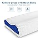 LANGRIA Memory Foam Pillow for Sleeping, Contour Orthopedic Cervical Pillow for Neck Pain, Adjustable Side Sleeper Bed Pillow Support for Back, Stomach, Side Sleepers with Breathable Cover,CertiPUR-US