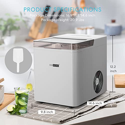 VIVOHOME Electric Portable Compact Countertop Upgrade Automatic Ice