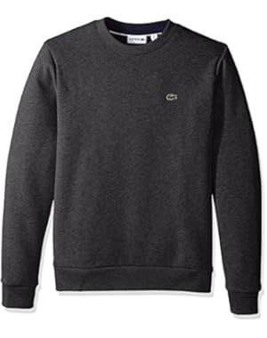 Lacoste Men's Long Sleeve Fleece Crew Sweatshirt