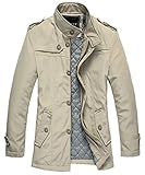 WantDo Men's Fashion Cotton Jacket Coat