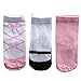 Luvable Friends 3-Pack Shoe Socks, Pink, 12-24