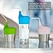 BBBiteme Baby Sippy Cup Lids - Spill Proof BPA Free Elephant Baby Universal Sipper Silicone Toddlers Sippy Lids Fit Any Cups(3 Replacement Silicone lids and 1 Stainless Steel Cup)