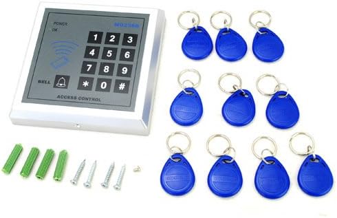 RFID Proximity Entry Lock Door Access Control System with 10 Keyfobs