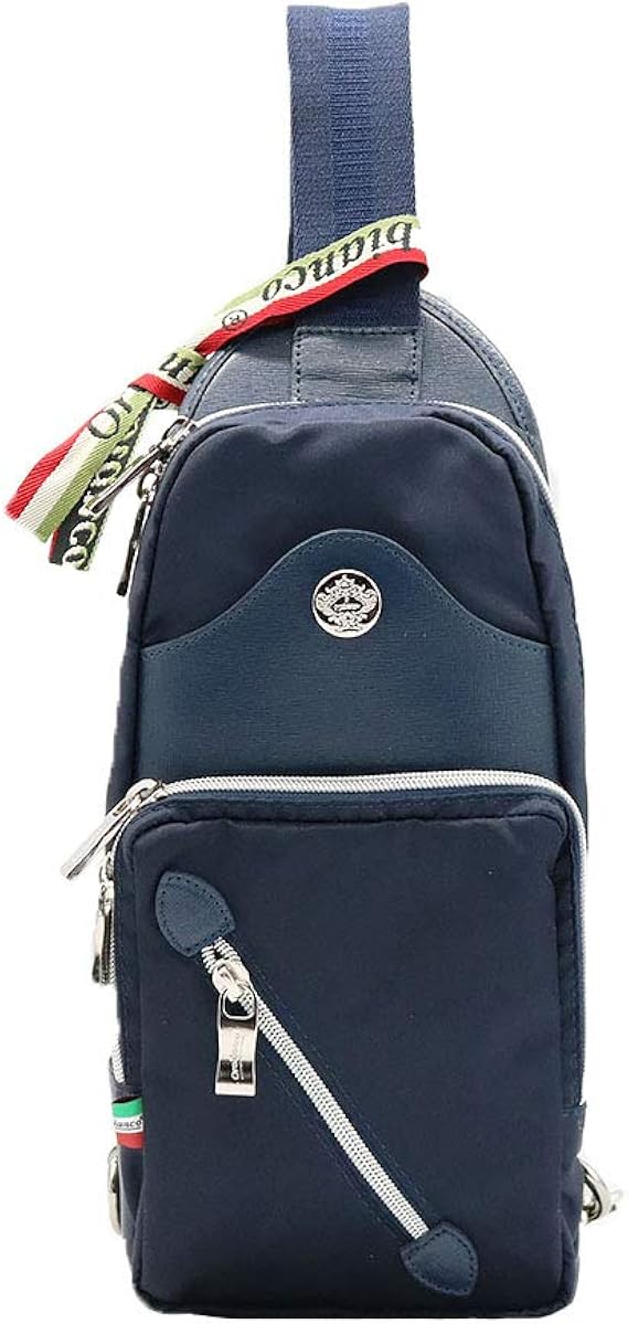 Amazon Orobianco Ibridello H Nylon Saffiano オロビアンコ ボディバッグ イタリア製 メンズ ショルダーバッグ 斜めがけ ナイロン レザー ブランド 本革 Blu Scuro Orobianco オロビアンコ ボディバッグ ワンショルダー