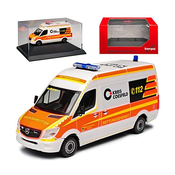 Mercedes-Benz Sprinter II Kasten Transporter Rot Rettungsdienst Coesfeld NCV 3 W906 Modell 2006-2018 Version Ab Facelift…