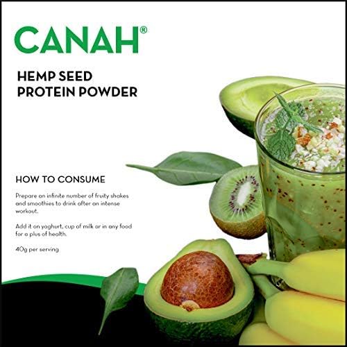Canah® Organic Hemp Protein Powder 1kg Vegan, High in Protein, Fibre, Omega 3 & Omega 6, Amino Acids, Vitamins and Minerals - Image 5