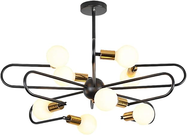 6、8-Lichter-Sputnik Kronleuchter Beleuchtung, Deckenleuchte aus