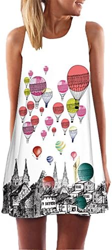 Molif Women Summer Dress 3D Floral Print Creative Beach Dress Bohemian Sweet Mini Dress Large Size 76 XXL