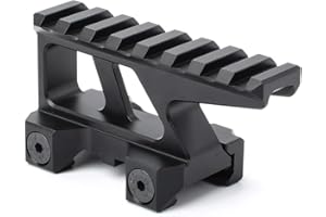 QIRUIMY 8 Slots Picatinny Riser Mount,1.76" High，Picatinny/Walker Rail Riser with a Height Increase of 1.5 Inches for Red Dots, Scopes, Optics, Flashlight
