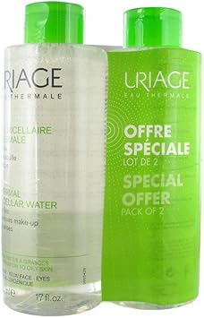 Uriage Eau Micellaire Thermale Peaux Mixtes à Grasses 2 X 500 Ml