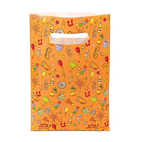 Wowfit 56 CT Party Bags - Assorted Party Favor Bags - 56 Goodie Bags in 4 Colors - Perfect for Birthdays, New Years, Graduations, Anniversaries, Baby Showers, and More - 6.8 x 10 Inch Birthday Bags - Thumbnail 3