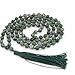 OVALBUY Hand Knotted Agate 6mm 108 Beads Buddhist Prayer Japa Mala for Meditation