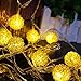 Twinkle Star Metal Ball String Lights, 3 Pack 10 LED Warm White String Lights Battery Operated for Indoor, Bedroom, Wedding Party, Christmas Holiday Ornament (Green, Gold, Silver)