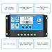 Y-SOLAR Dual USB 10A/20A/30A Solar Charge Controller 12V/24V Auto Paremeter Adjustable PWM LCD Solar Controller Regulator with Load Timer Setting ON/OFF Hours (10A)