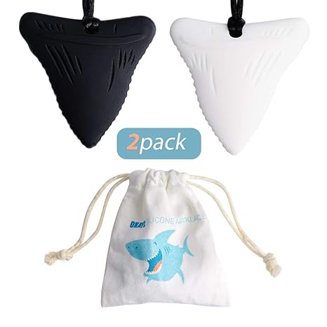 shark tooth sensory necklace