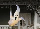 48 inch Lighted Hanging Fabric Ghost