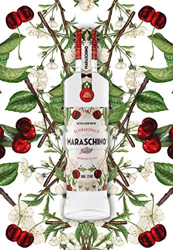 Schladerer Maraschino Likör, einzigartige Kombination aus Maraska Kirschen und Schwarzwälder Sauerkirschen, feingliedrig und intensiv fruchtig (1 x 0.5 l) – Bild 4