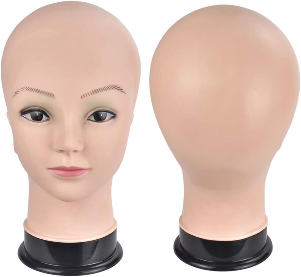 Professional Wig Making Head Training Head Bald Mannequin Head Wig ...