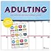2020 Big Grid - Adulting Wall Calendar with Planning Stickers by 