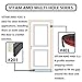 Weather Stripping Door/Window Seal Strip 18 Feet, Self-Adhesive Backing Seals Medium Gap (from 5/32 inch to 9/32 inch), Easy Cut to Size