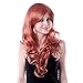 HDE Women's Full Length Wavy Curly Candy Colored Cosplay Anime Costume Wig