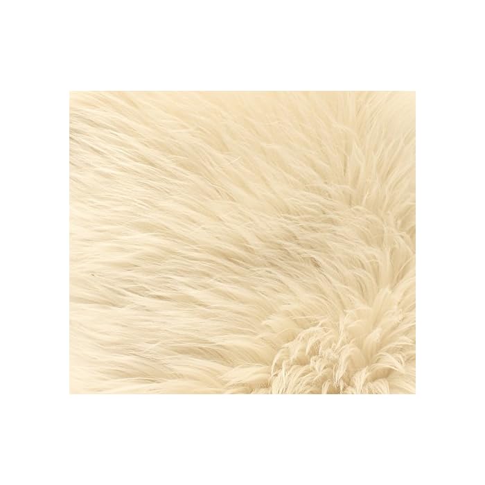 Buy Faux Fur Fabric Long Pile Shaggy CREAM / 60" Wide / Sold by the