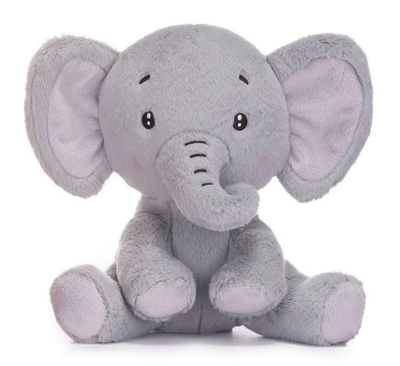 UKToyworld Eco Earth Baby 9 Inch Elephant Plush Recycled Materials Soft Toy
