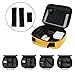 BAGSMART Electronics Travel Organizer Bag Hard Drive Case for Various USB, Phone, Cable, Charger, Yellow