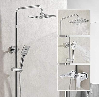 Shower Faucet Brass Orb Wall Mounted Bathtub Faucet Rain Shower