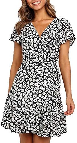 Women's Floral Print Shift Dress Dots Print Ruffle Tiered Loose Summer  Smocked Dress Holiday Smart Casual price in UAE | Amazon UAE | kanbkam