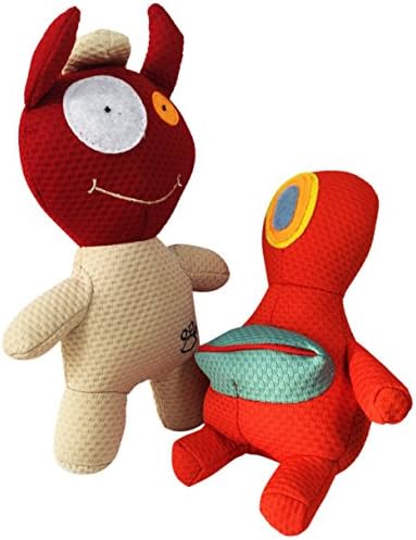 Alien Dog Toys, Pack of 2, Soft Cute Dog Toy, End Dog Boredom with Toys Stimulating Fun