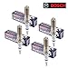 New Bosch 4514 Platinum Ir Iridium Fusion Spark Plug (Set of 4)