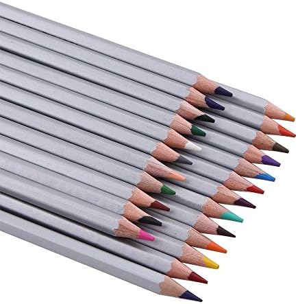 24 color Art Colored Pencils/ Drawing Pencils for Artist Sketch Secret Garden Coloring Book, Set of 24 Assorted Colors