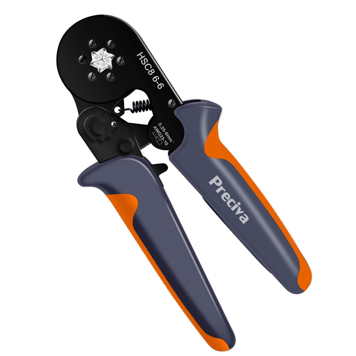 Hexagonal Ferrule Crimping Tool, Preciva SelfAdjusting Ratchet