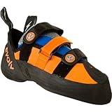 evolv Men’s Shaman Climbing Shoe,Orange/Blue,7 M US, Shoes Direct