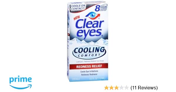 Amazon Com Clear Eyes Cooling Comfort Redness Relief Eye Drops 3