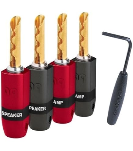 2セット audioquest SureGrip BFA バナナプラグ Amazon.com: AudioQuest SureGrip® 100 Banana Speaker