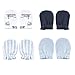 Luvable Friends Unisex Baby Cotton Scratch Mittens, Train, One Size