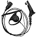 AOER D-Sharp Ear Hanger with PTT MIC for Motorola MOTOTRBO XPR-6300 XPR-6350 XPR-6380 XPR-6500 XPR-6550 XPR-6580 XPR-7350 XPR-7550