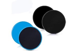 Gliding Discs Core Sliders Exercise Sliders 4 Pack Dual Sided Gliding Slider for Carpet or Hard Floors Core Fitness Ultimate 