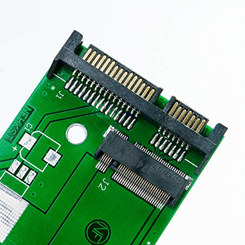 QNINE M.2 to SATA Adapter Card, NGFF SSD Converter to 2.5 or 3.5 Inch SATA3.0 for Laptop or Desktop, Support B or M Key SATA Based Solid State Hard Drive Model 2230 2242 2260 2280 - Thumbnail 3