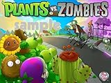 Plants VS Zombies Edible Image Cake Topper Frosting Sheet