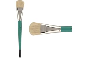 Creative Mark Art Supplies Large Mural Natural Hog Bristle Paint Brush - Filbert #30 - Artist Supplies for Acrylics, Watercol