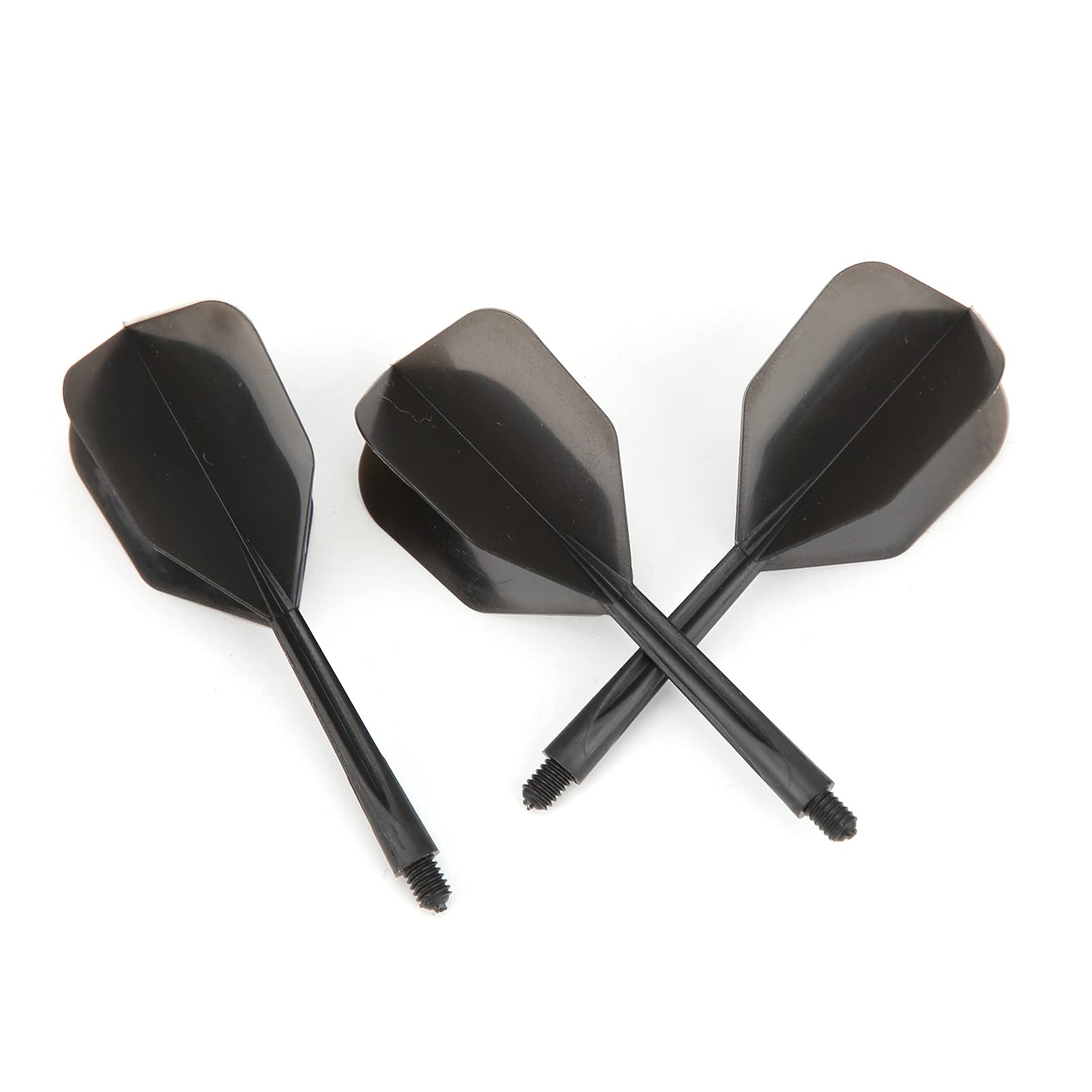 Cosiki Dart Flights and Stems, 3 Shafts and Dart Flights, Integrated Shaft and Dart Flights, 3 Dart Stems and Flights for Dart Barrels with Thread Diameter