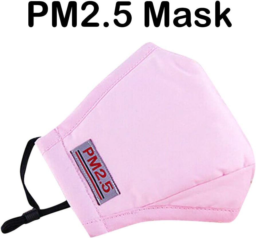 Unine PM2.5 Face Cover Respirator Breathing Filter, Reuseable Cotton Disposable Breathable Safety Air Fog Filters,Protection from Dust for Women Man,Outdoor Indoor Sports Activities Use