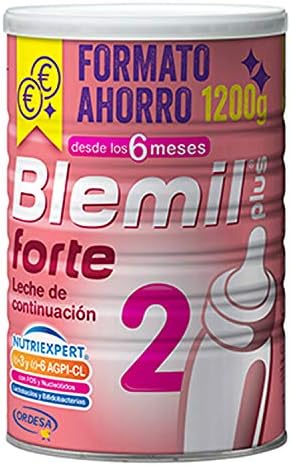 Blemil Plus 2 Forte tin 1200g - Baby Formula - 6 Months and Onwards - Supplier of Vitamins, Proteins and Minerals - Optimum Growth of Infants