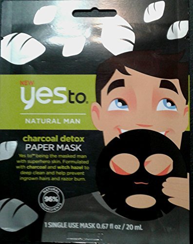Yes to Natural Man Charcoal Detox Paper Mask